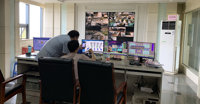 武漢白鶴嘴水廠維護(hù)，助力武漢供水